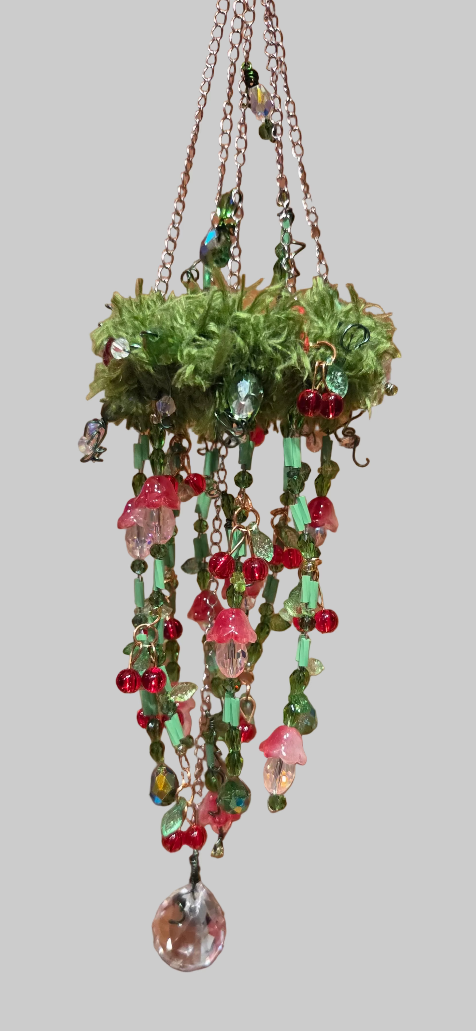 Cherry Fairy Ring Suncatcher