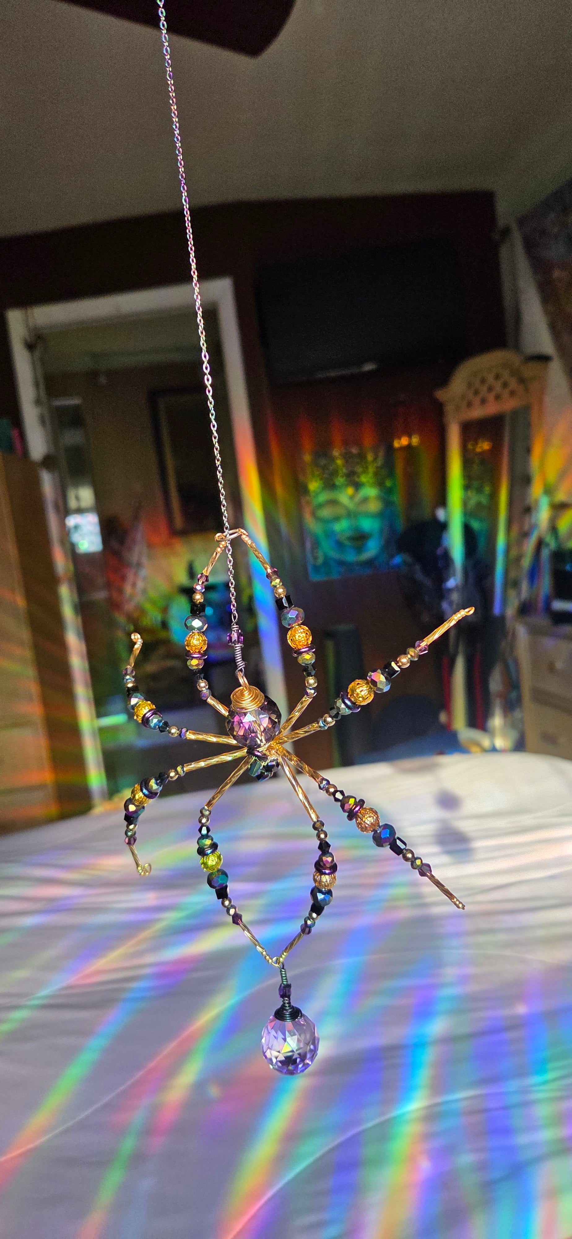 Violet Magic Spider