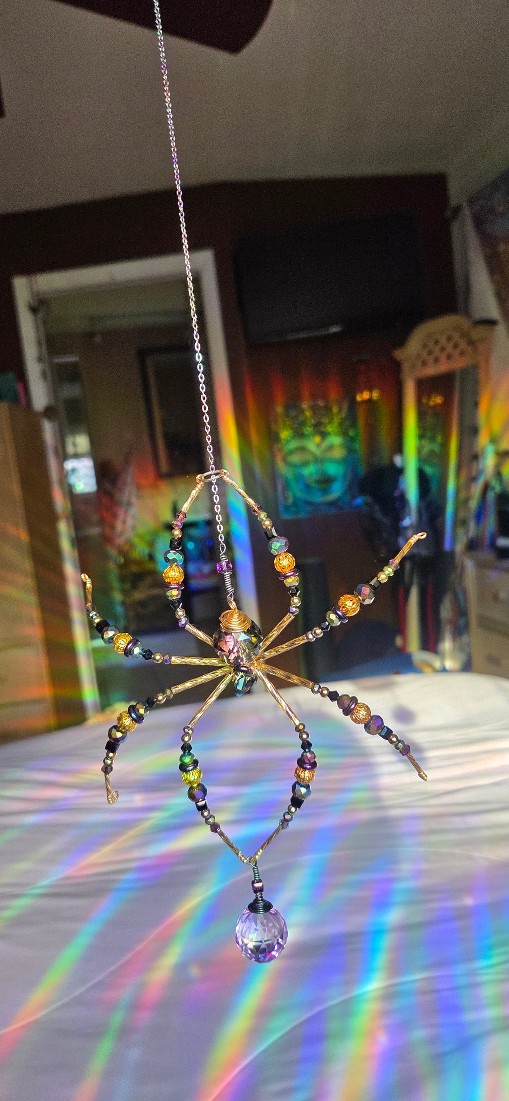Violet Magic Spider