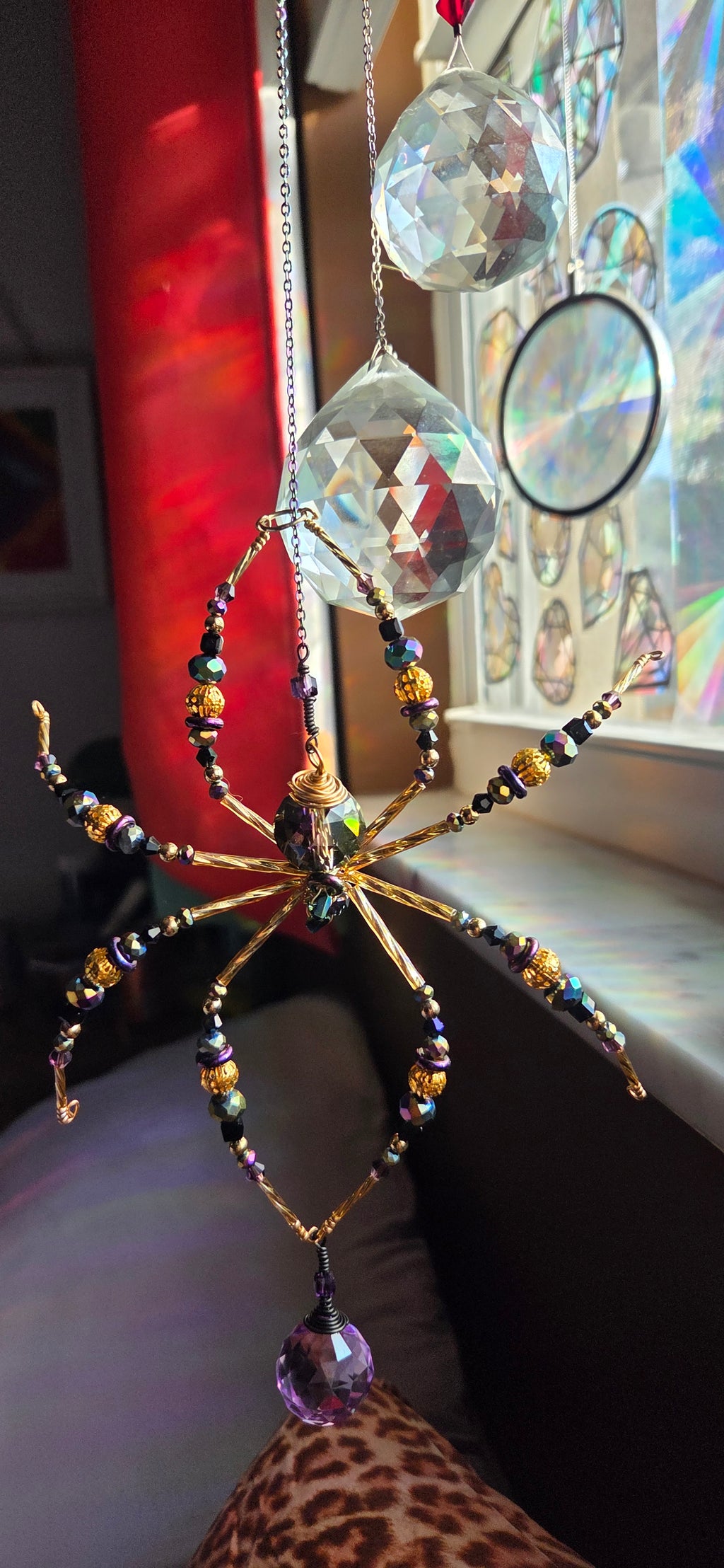 Violet Magic Spider
